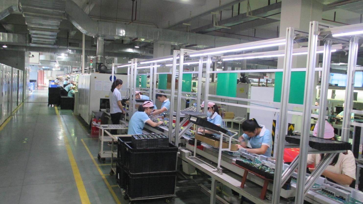 Shenzhen Zhongguanda Technology Co., Ltd. factory production line