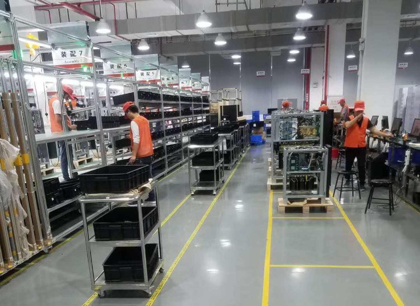 Shenzhen Zhongguanda Technology Co., Ltd. factory production line