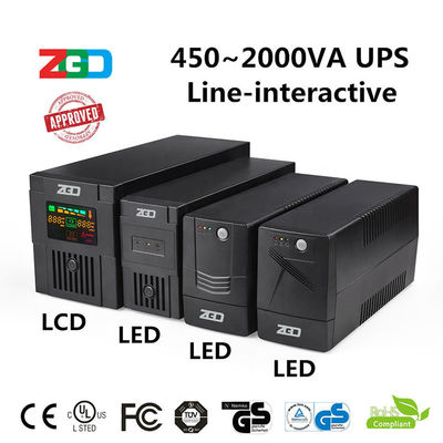 110V/120VAC 1200W 2000VA Line Interactive UPS  Mini Ups For Computer