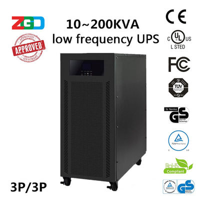 10KVA To 200KVA Low Frequency Power Supply Three Phase Online UPS