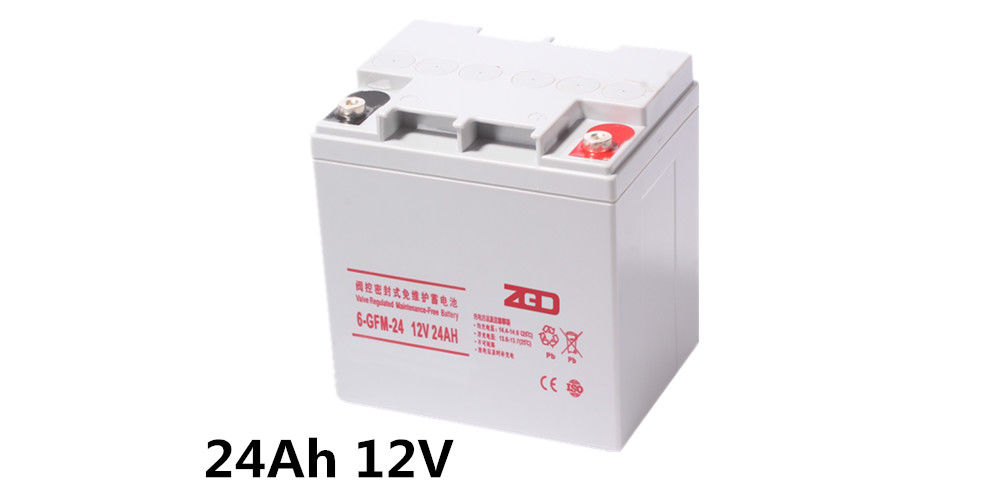 Sealed Type 24AH 12V UPS Lead Acid Battery For Home Solar Panels