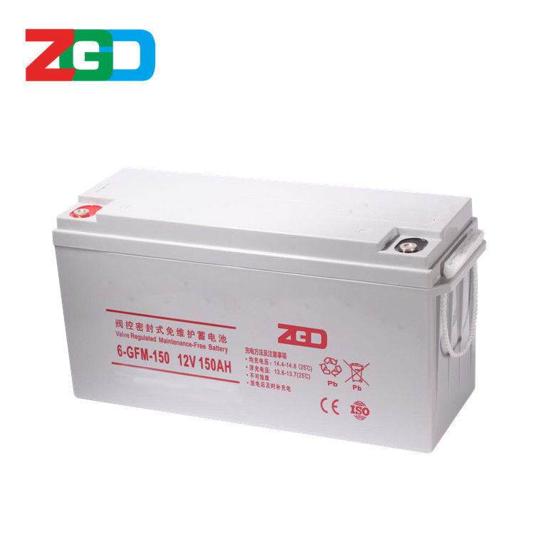 Rechargeable 12V 150AH UPS Lead Acid Battery For Emergency Power Supply Illumination