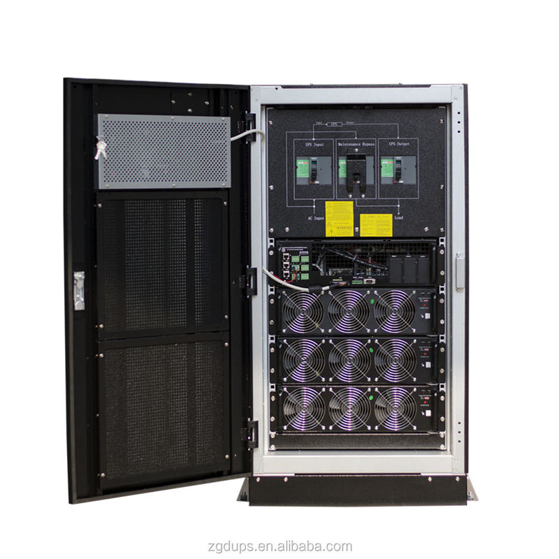 380VAC Rack Intelligent UPS 90KW Modular Type Ups With Battery