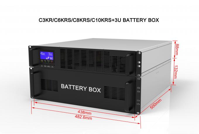 1U Rack Mount UPS 1000va High Frequency Lithium Ion Battery Ups